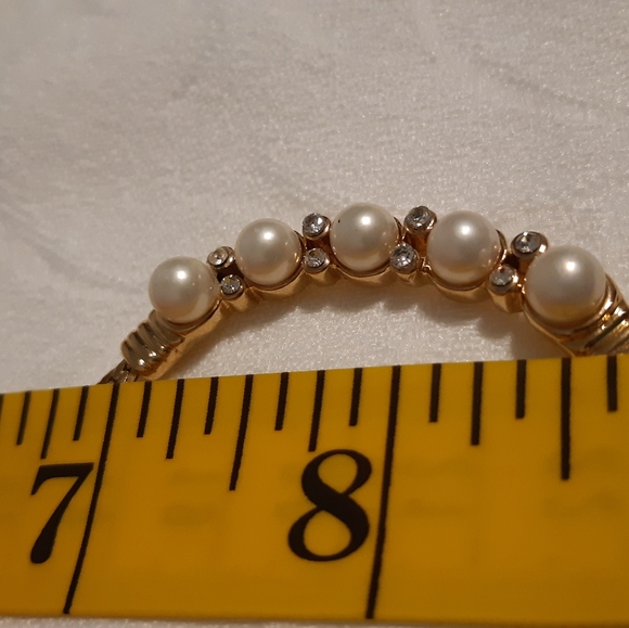 Vintage Faux Pearl Necklaces In Gold Tone, No Tarnish Chain, Length Is 16.25" W - Picture 11 of 13
